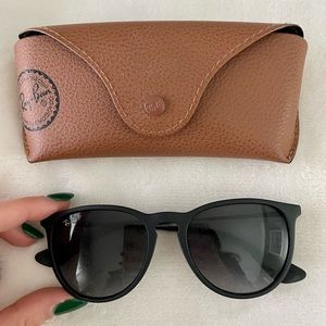 Erika Polarized Raybans (grey radiant + black frames)